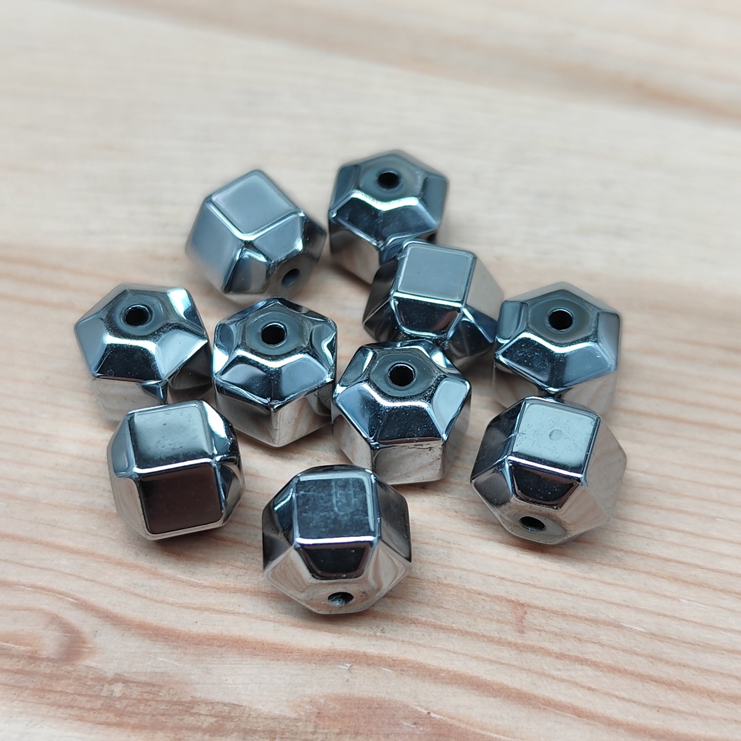 Hématite – 8 mm – lot de 10