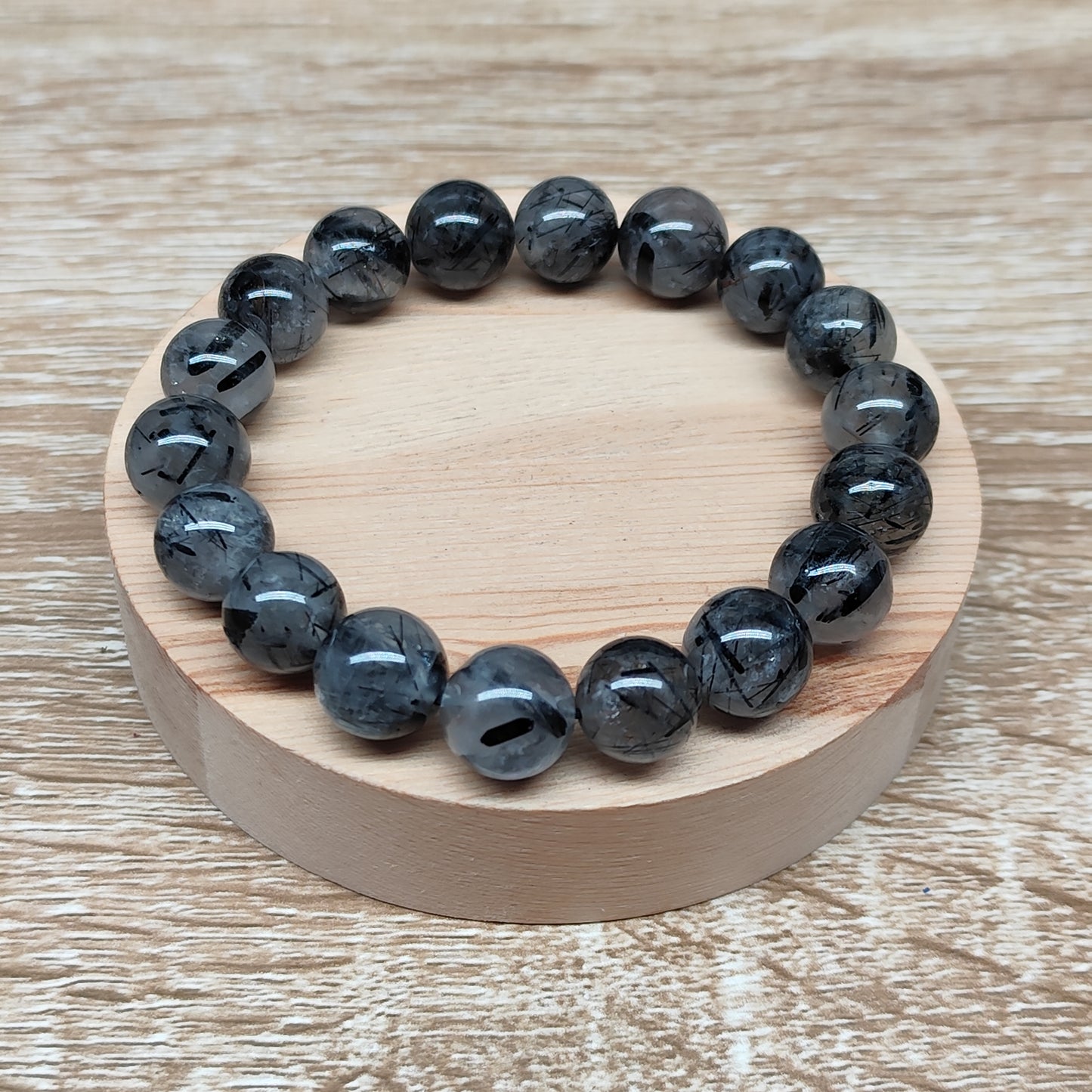 Quartz rutile noir - 18,5 cm