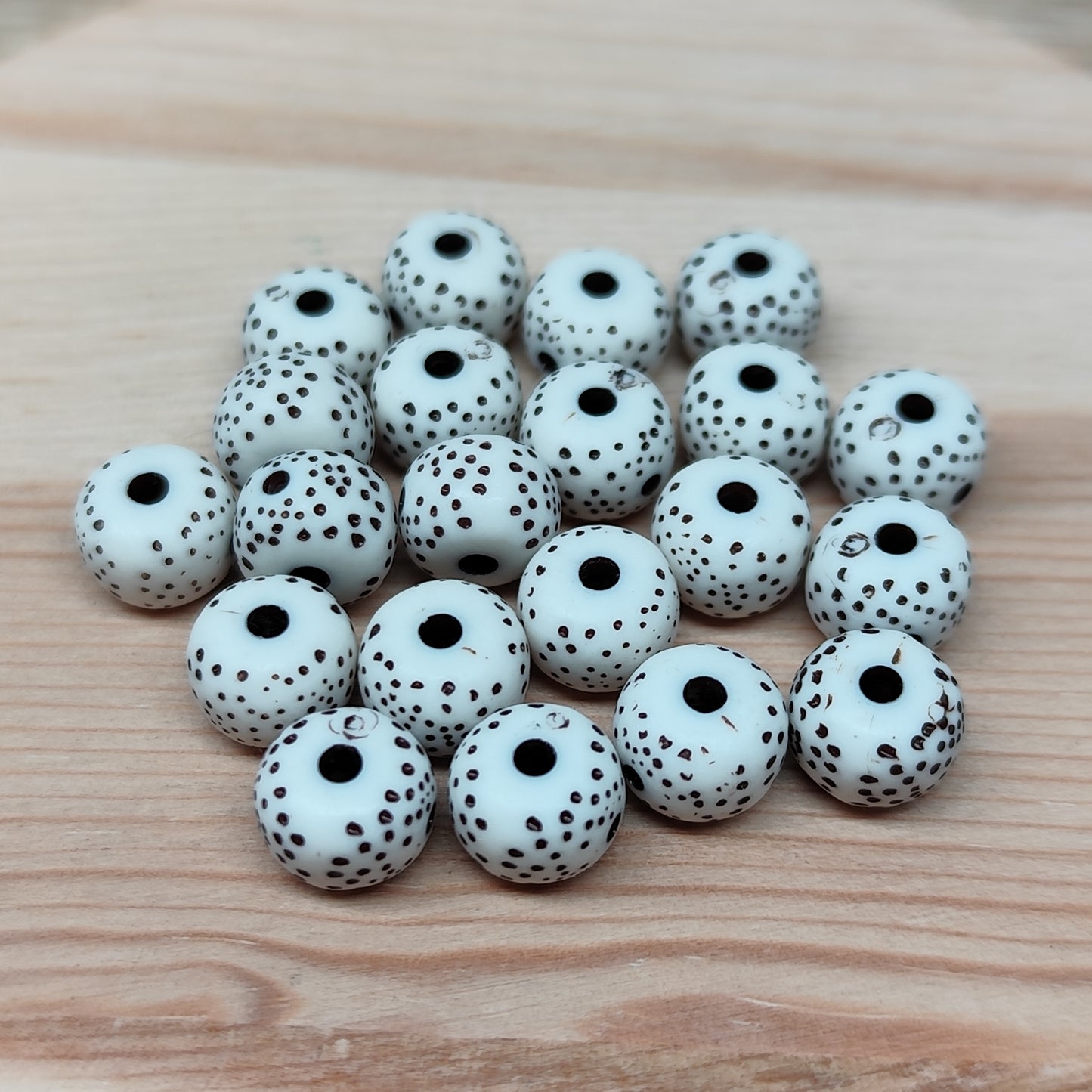 Perles Bodhi – perles naturelles 8 mm – lot de 20