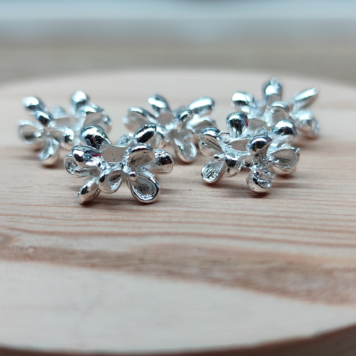 Perle de fleurs – 12 mm - lot de 5