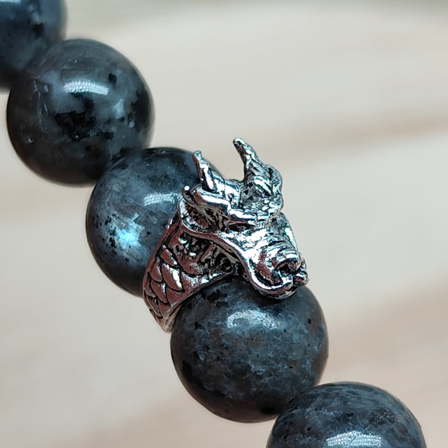 Perle dragon - 7,5 mm - lot de 5