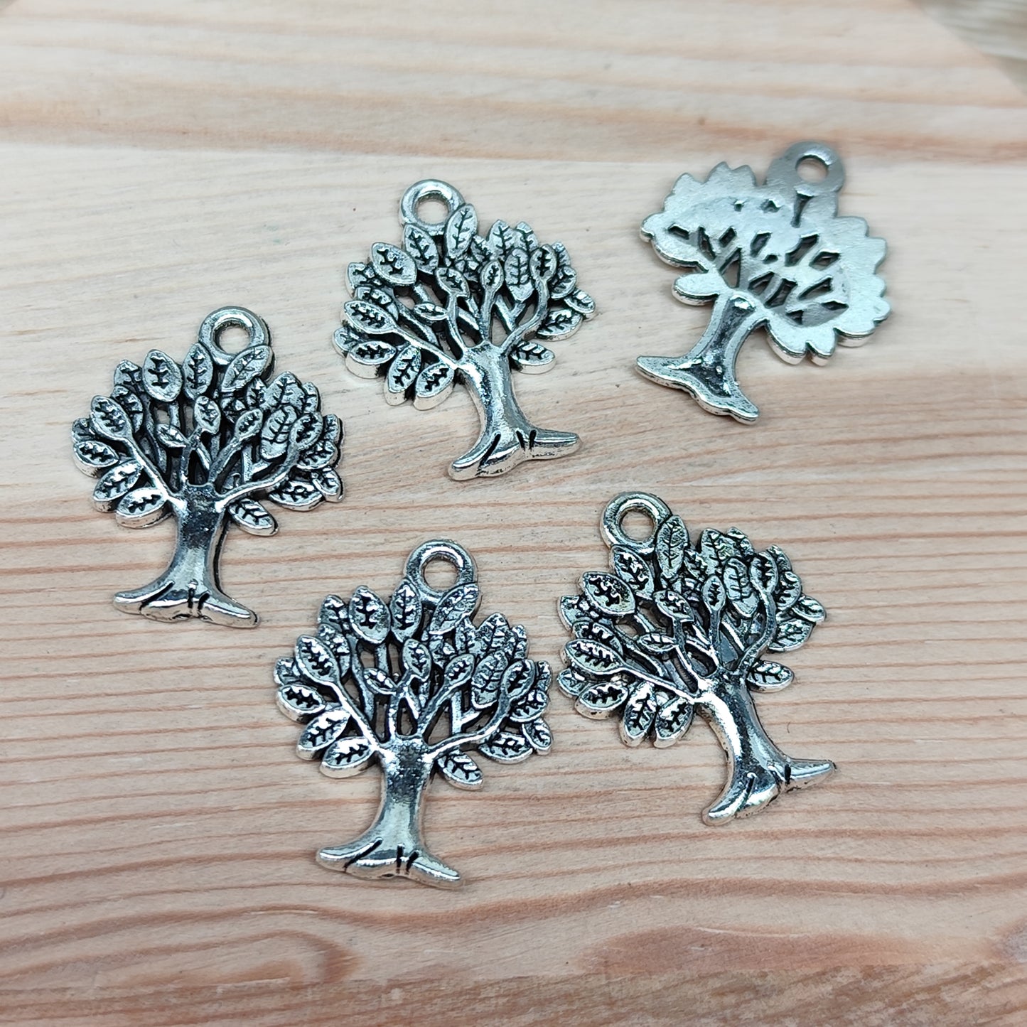Pendentif arbre de vie - 16 mm - lot de 5
