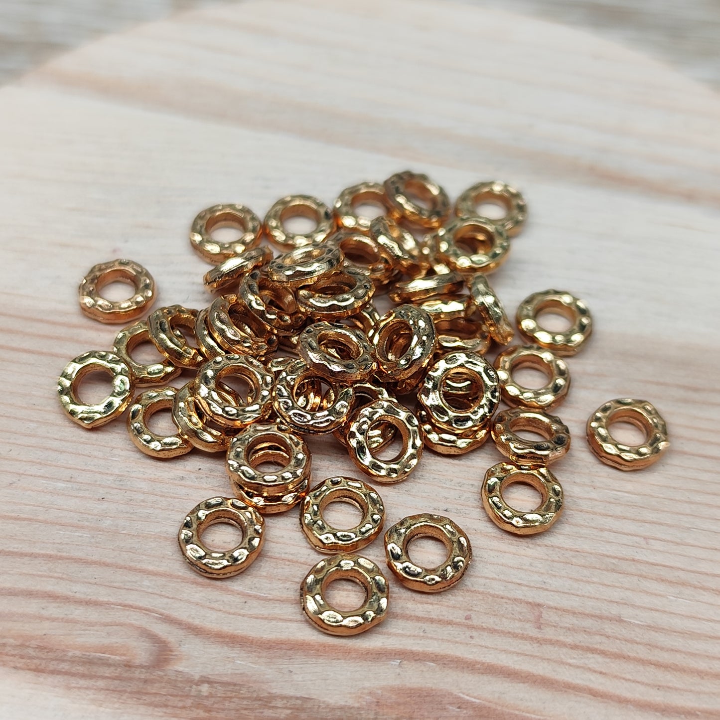 Perle anneau - 6 mm - lot de 50