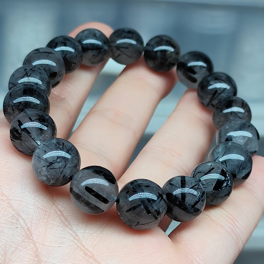 Quartz rutile noir - 18,5 cm
